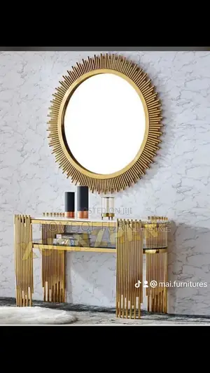Side Wall Mirror Console – Statement Piece for Your Home – ₦450,000