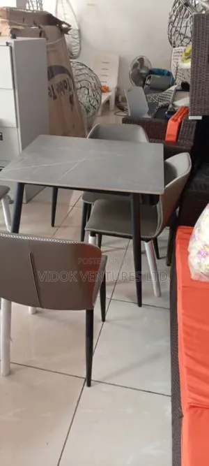 Marble Top Imported Dining Set. 4 Seater Capacity
