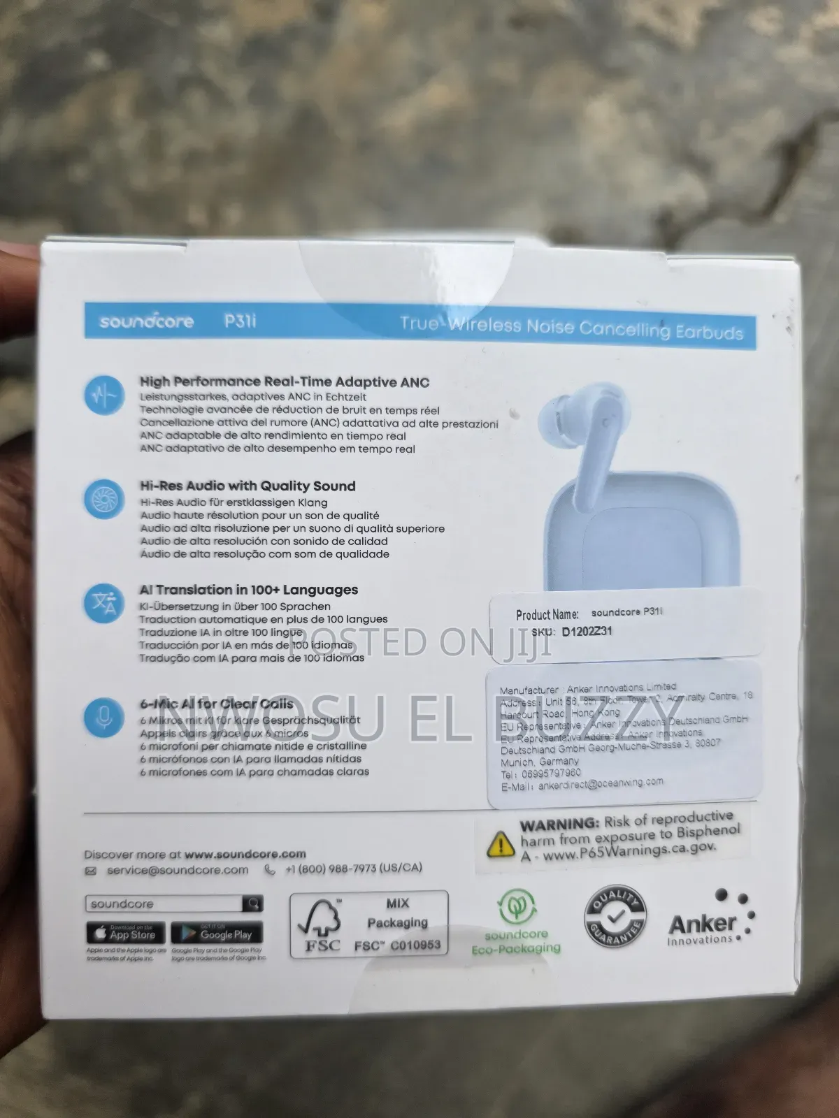 Anker Soundcore P31i True Wireless Earbuds
