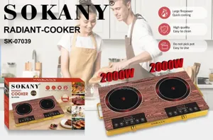 Sokany 2-burner Infrared Radiant Cooker (Model Sk-07039)