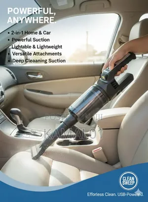 Rechargeable 2 in 1 Vacuum Cleaner With Light