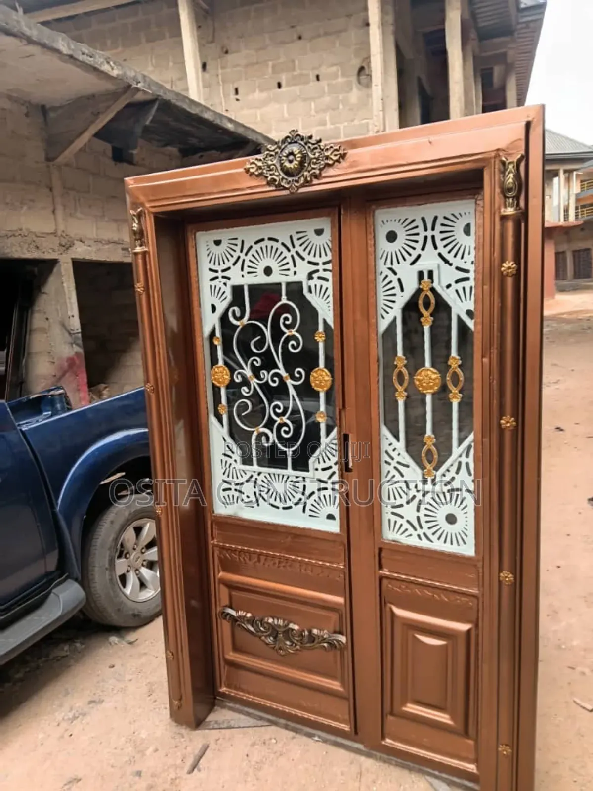 Class Wronght Iron Double Door