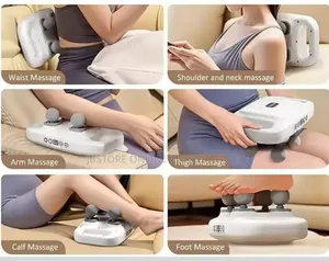 Fz-668 Four-Head Massage Gun Designed 4 Deep Tissue Muscle Relaxation