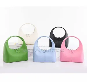 Handle Zipper Handbag – Chic Solid Colour Women’S Shoulder Bag