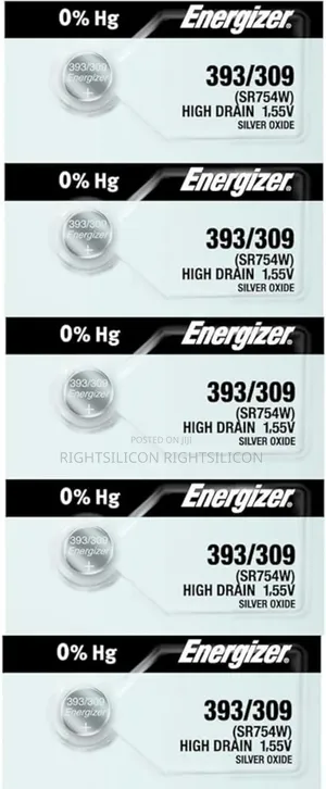Usa Energizer 393 Silver Oxide Watch Battery (Sr754w)