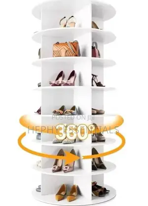 7 - Tier Rotating Shoe Rack