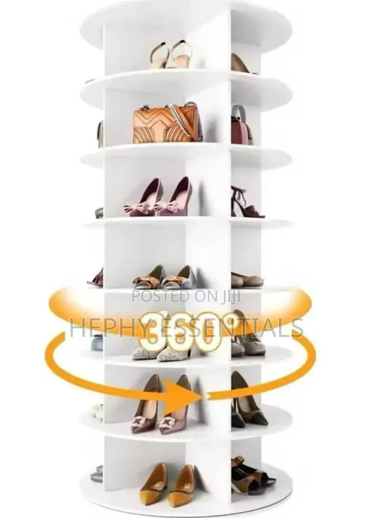 7 - Tier Rotating Shoe Rack