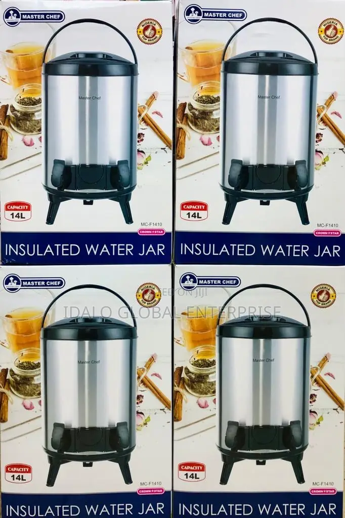 Master Chef Insulated Water Jar 14l