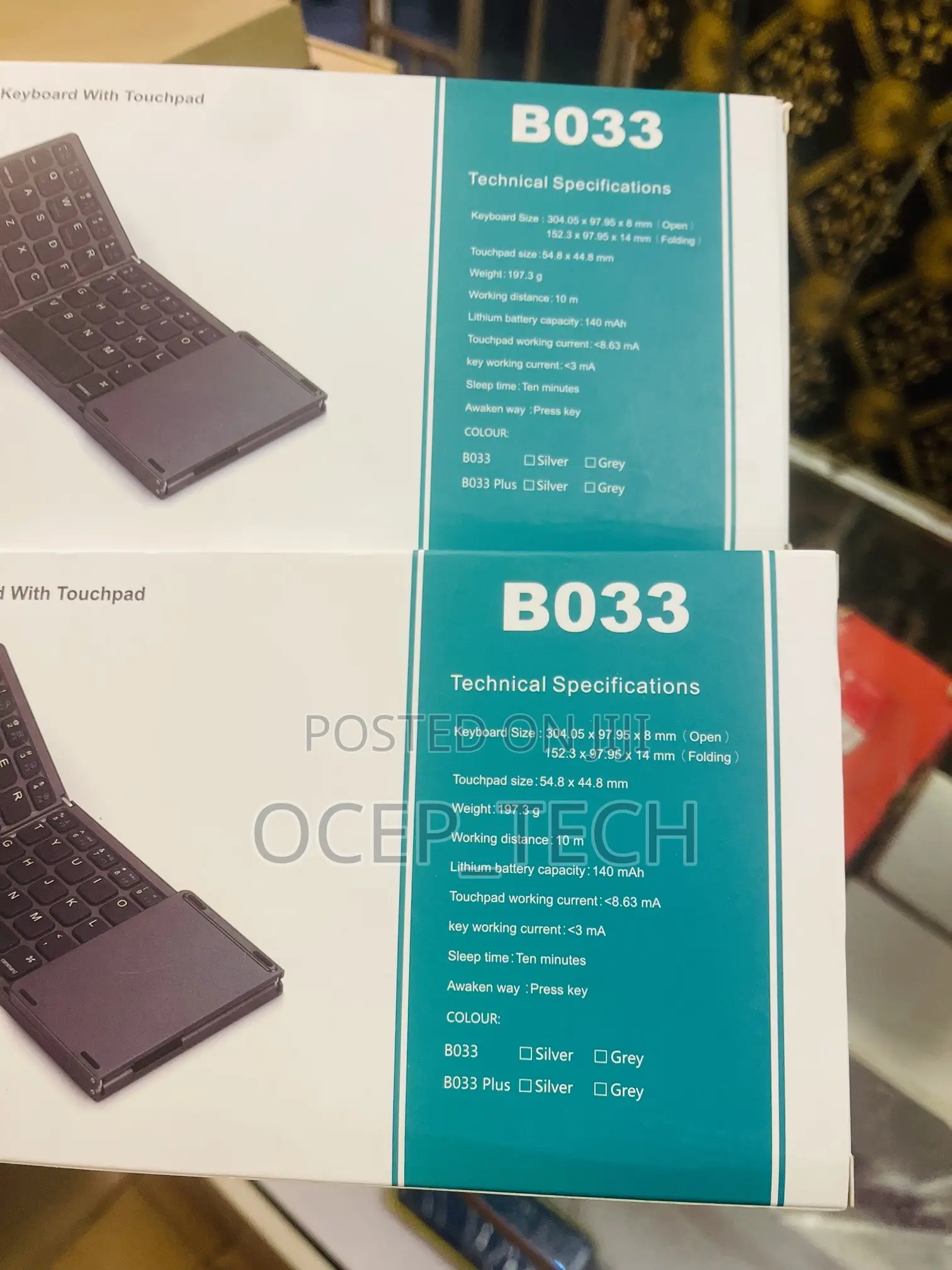 Rechargeable Foldable Keyboard