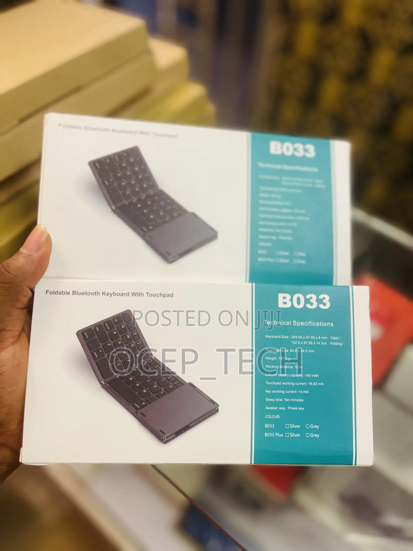 Rechargeable Foldable Keyboard