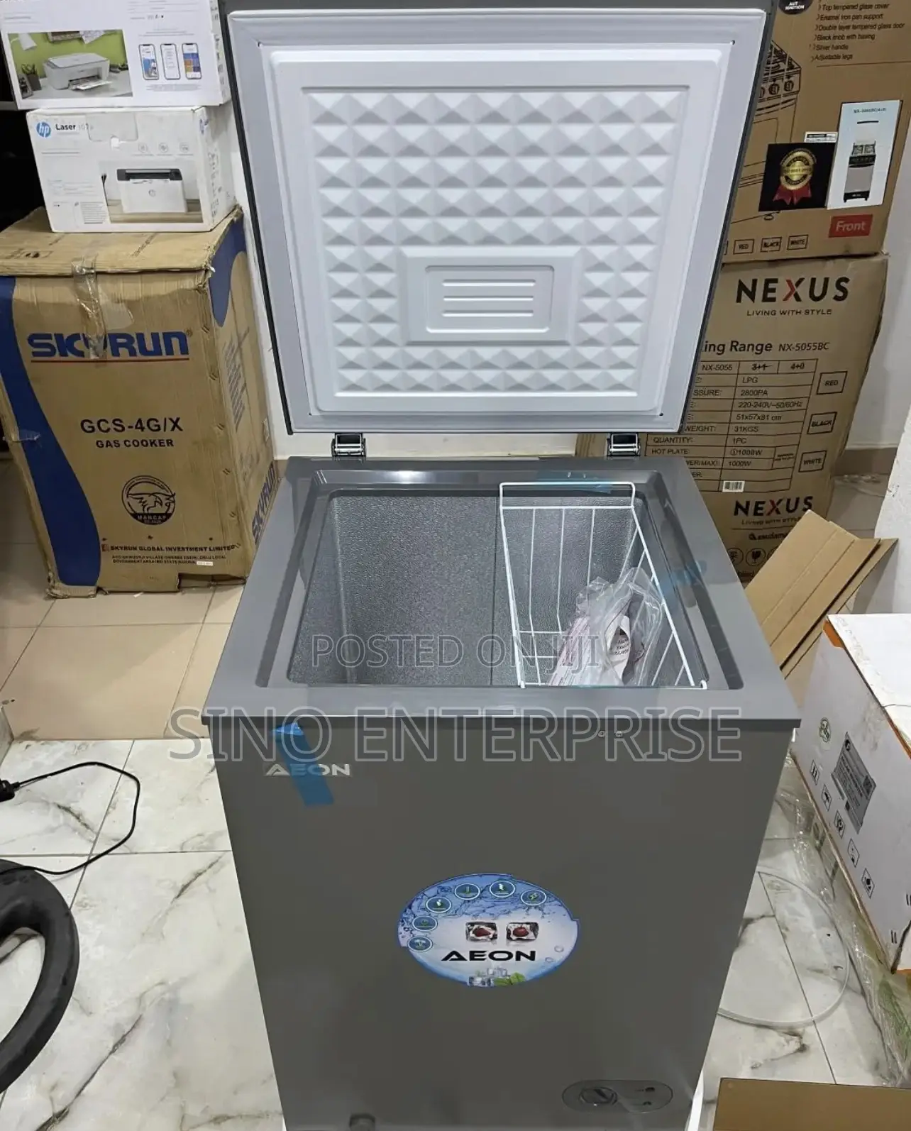 Aeon Freezer 102l R600a Sd Grey Acf100gk