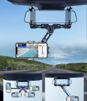 Car Rearview Mirror Phone Holder