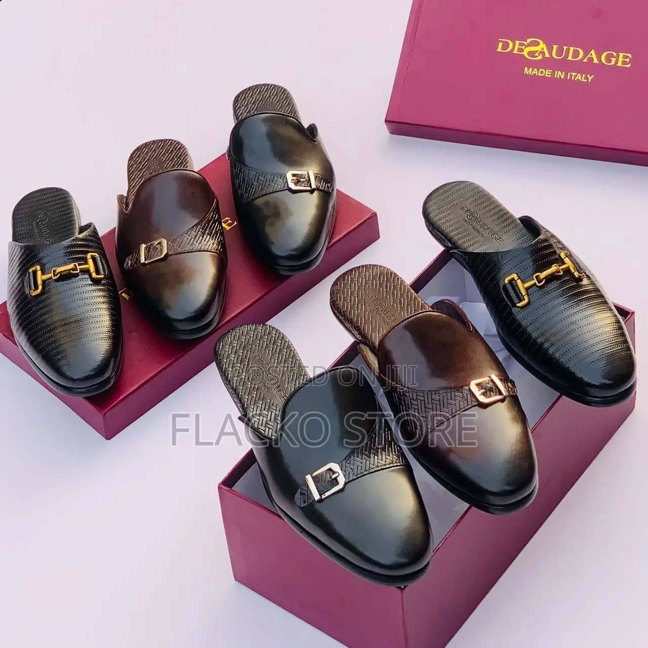Original Desaudage Leather Mules