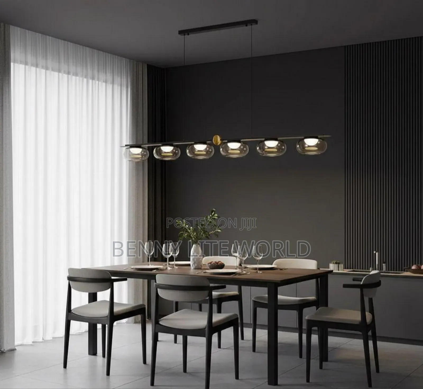 Black Decorative Pendant Light