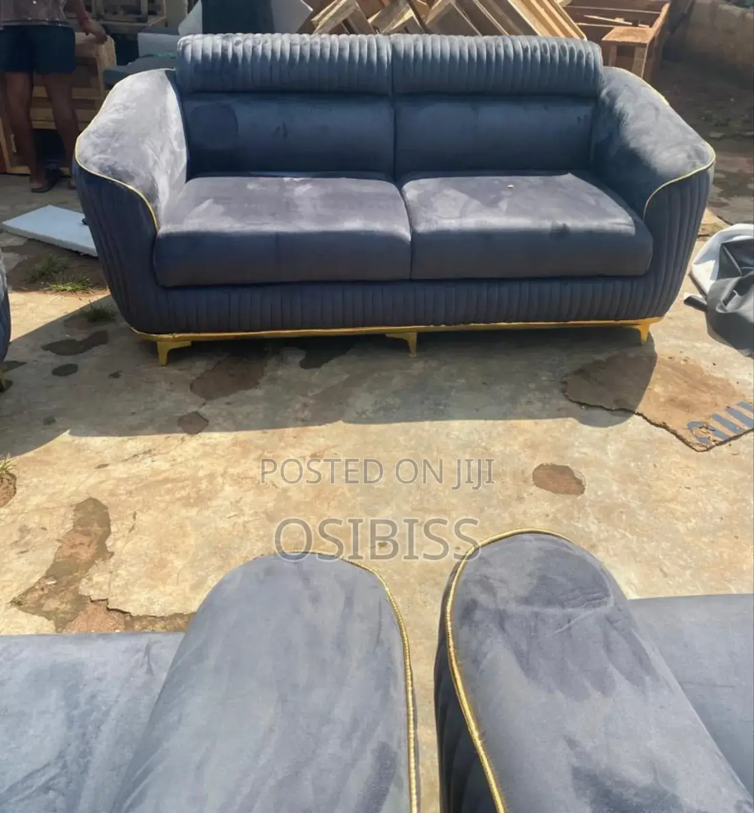 1 Three Seater Chair With 1 Single