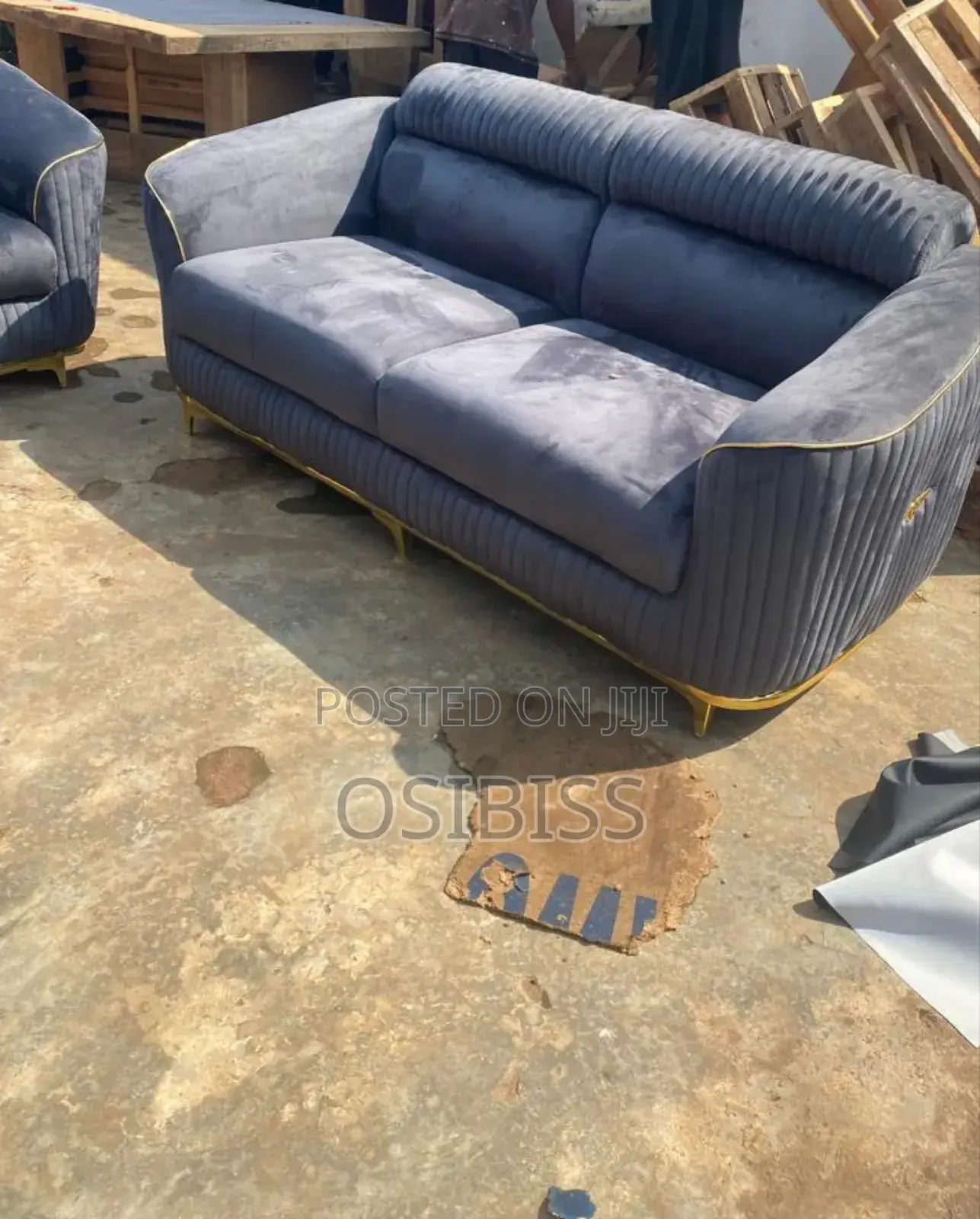 1 Three Seater Chair With 1 Single