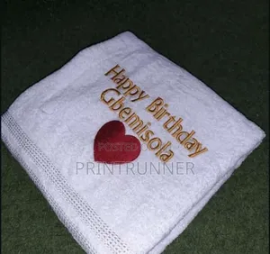We Offer Quality Embroidery Monogram Print