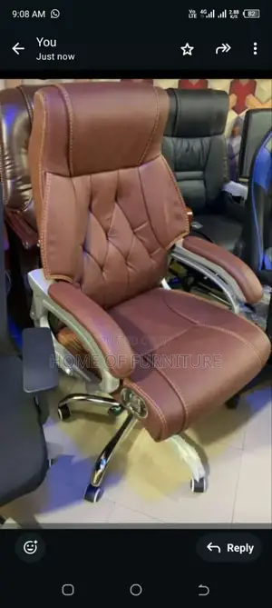 Premium Brown Executive Chair – Ergonomic Swivel Chair