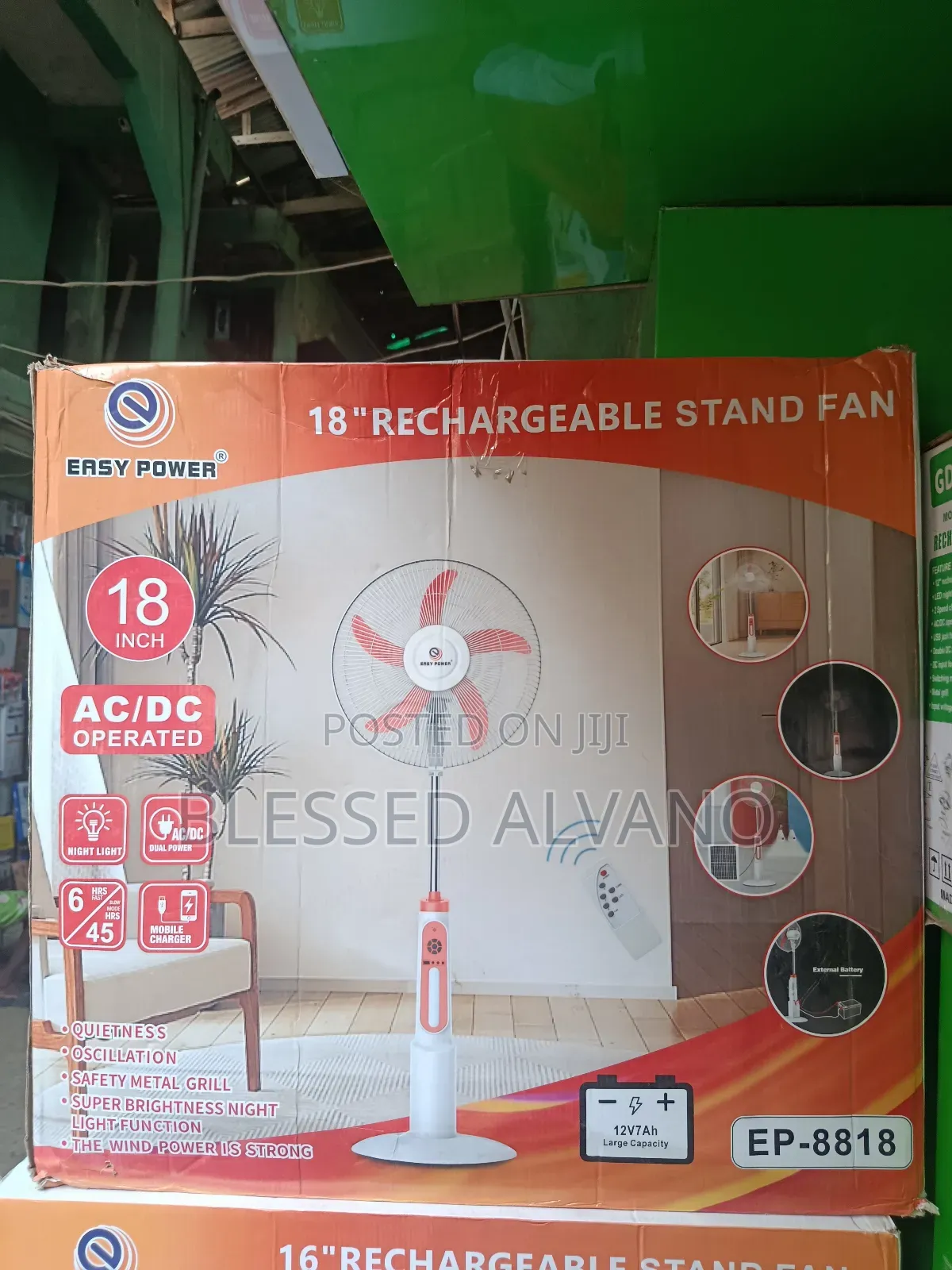 Easy Power 18 Inches Standing Fan
