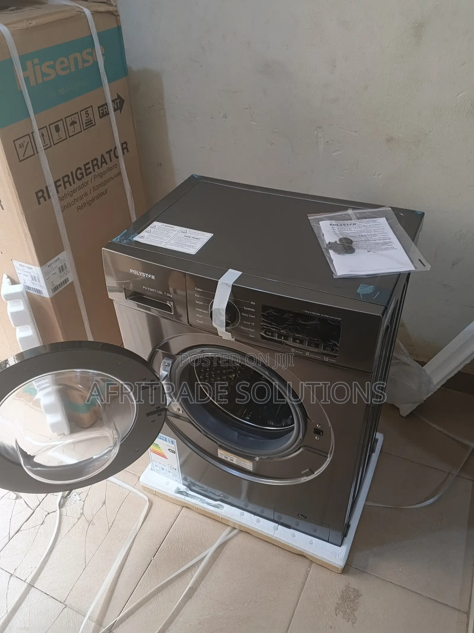 Polystar Gentlecare Front Load Washing Machine 7kg