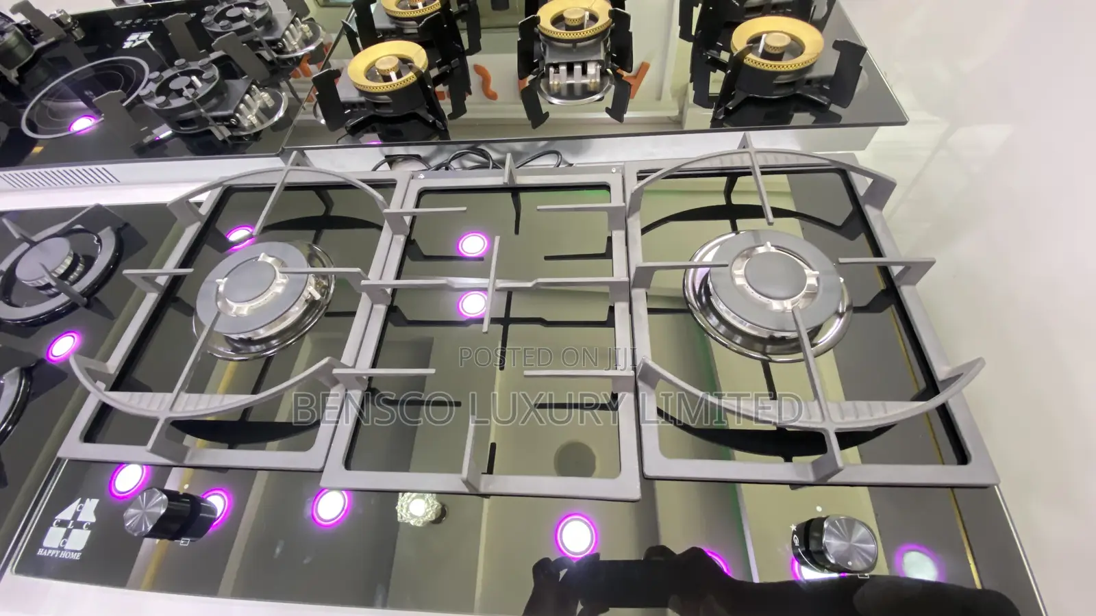 Luxury Multi-Burner Gas Hob With Digital Timer