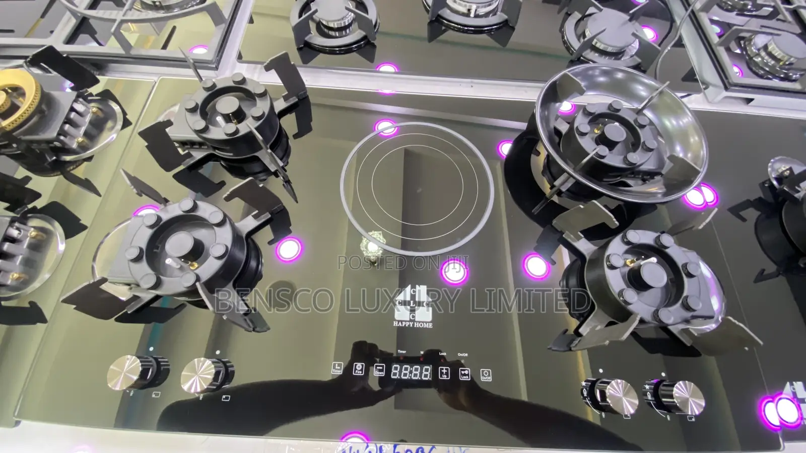 Executive Tempered Glass Built-in Gas Cooker