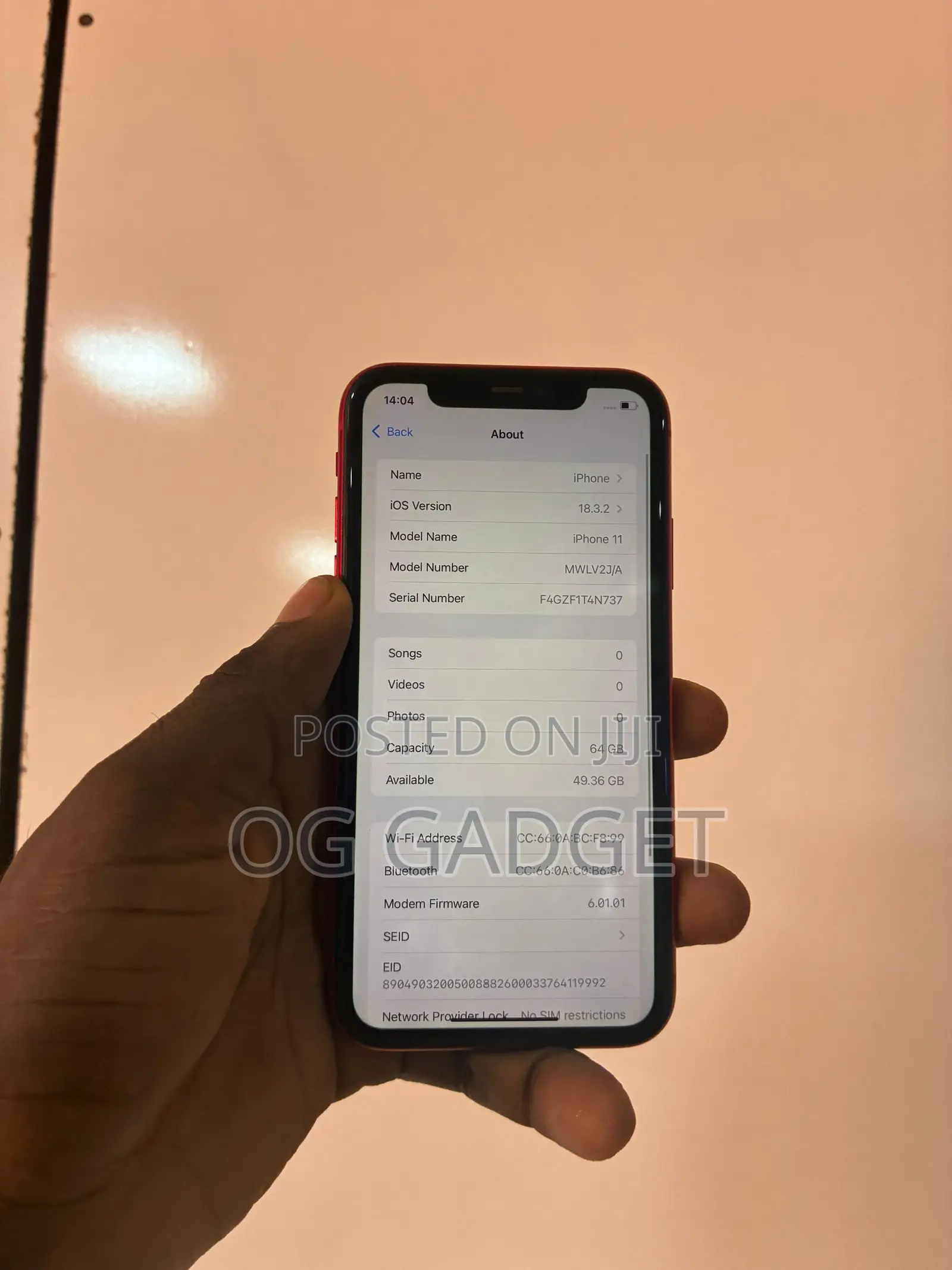 Apple iPhone 11 64 GB Red