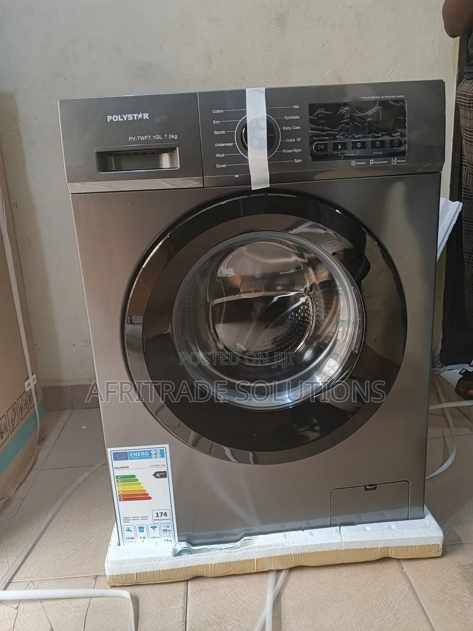 Polystar Compactfit Front Load Washing Machine 7kg