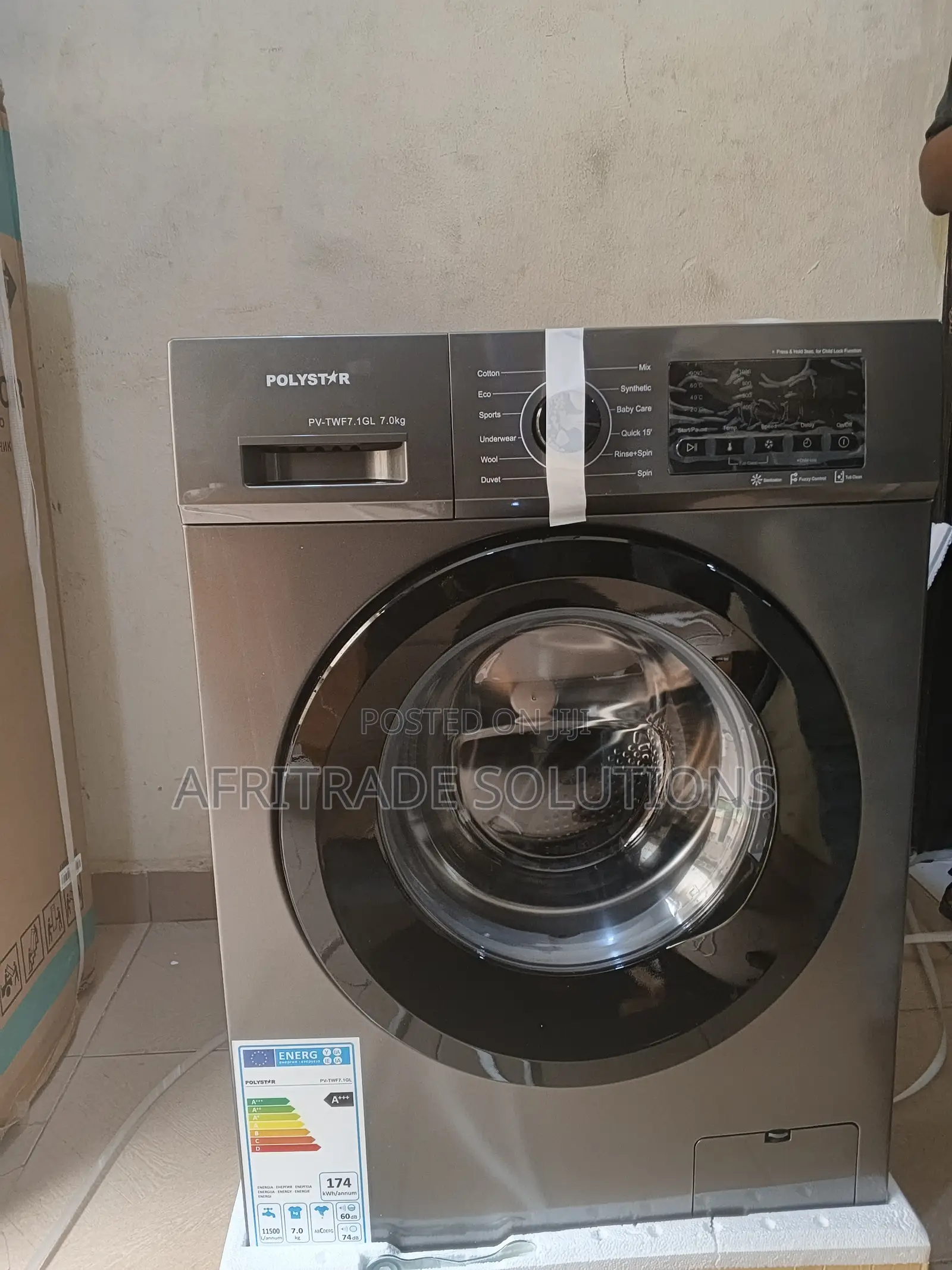 Polystar Ultraspin Front Load Washing Machine