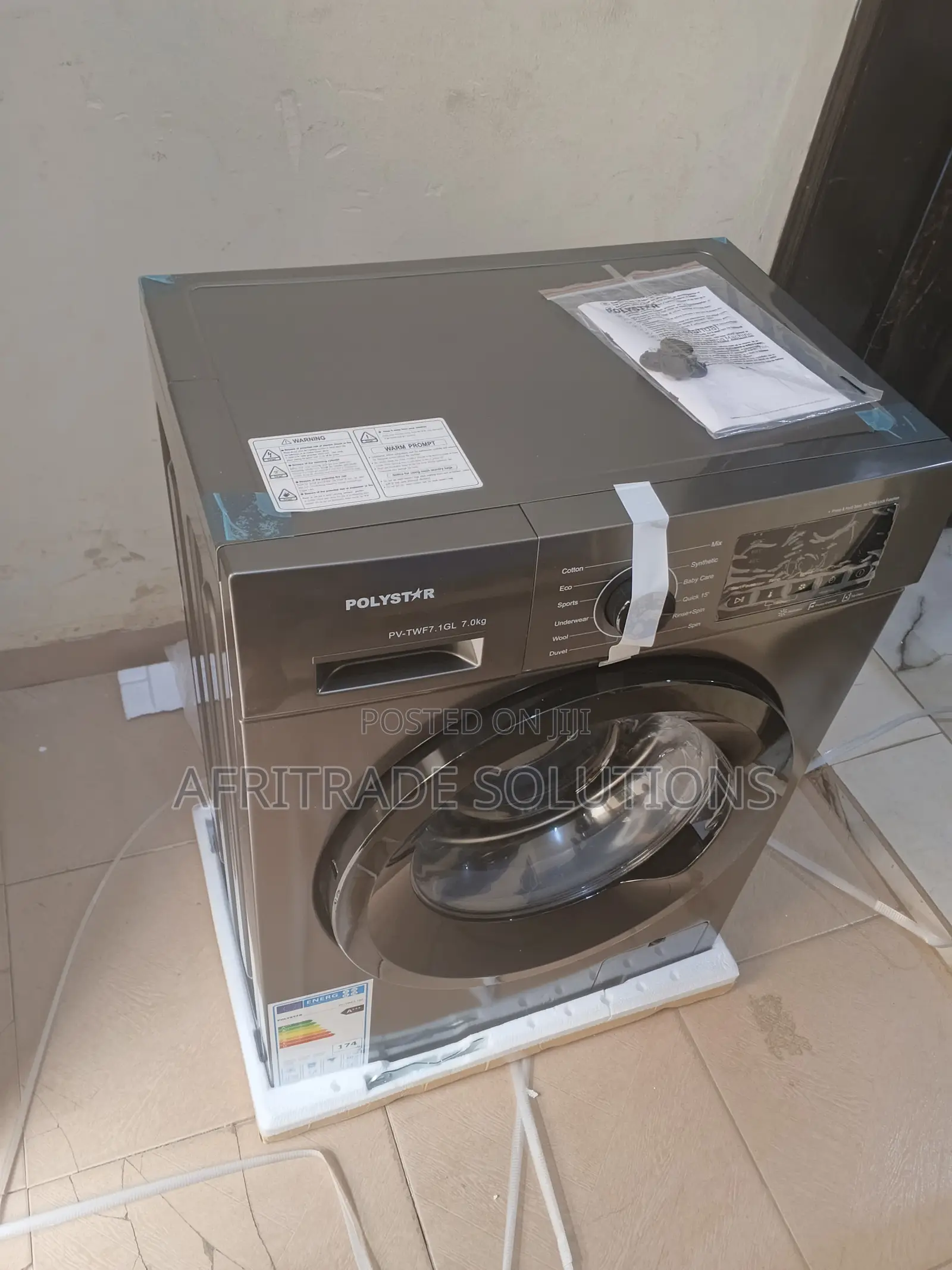 Polystar Purewash Front Load Washing Machine