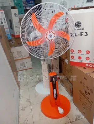 Amazing 18 Inches Rechargeable Solar Fan