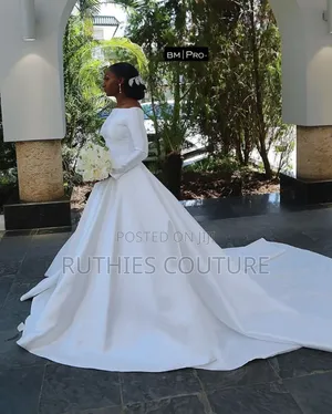 Silk Ball Wedding Dress Gown