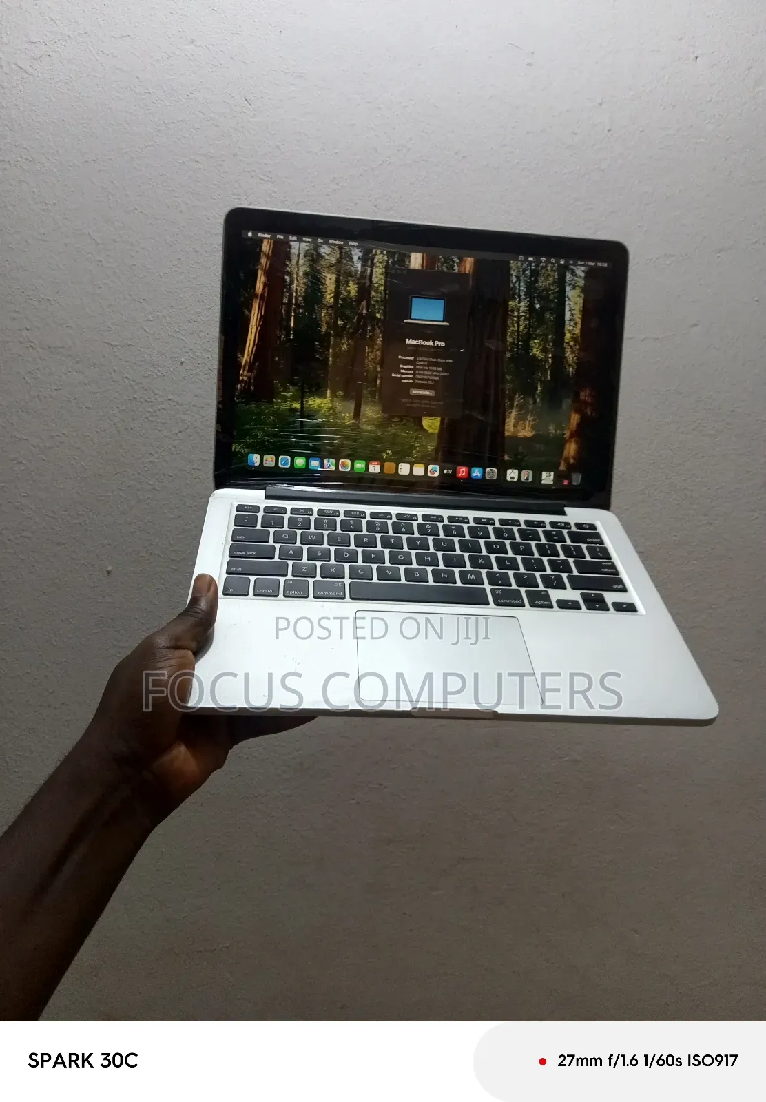 Laptop Apple MacBook Pro 2014 8GB Intel Core i5 SSD 256GB