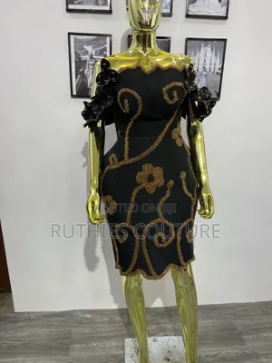 Luxury Aso Oke Beaded Gown