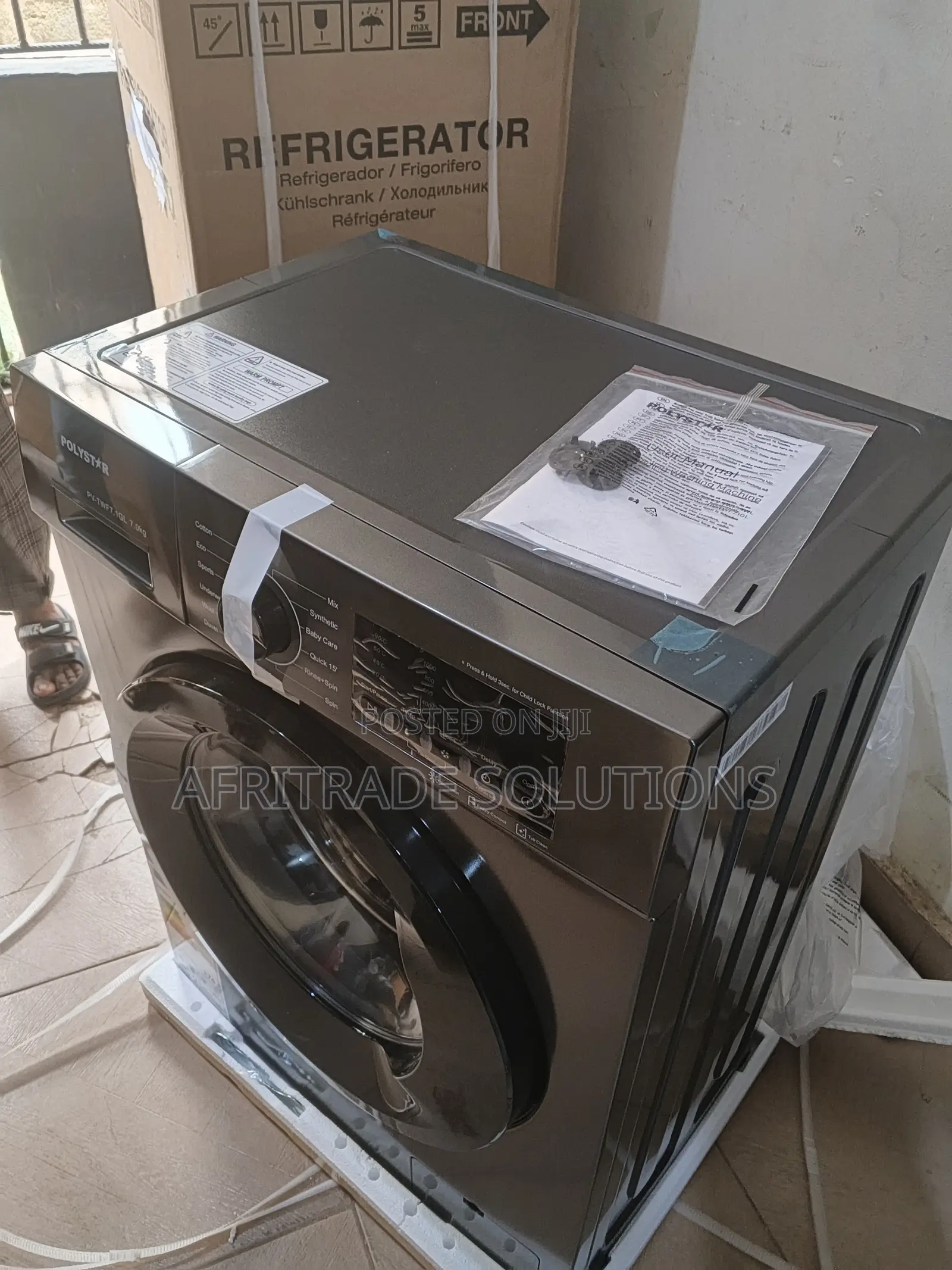Polystar Aquacare Front Load Washing Machine