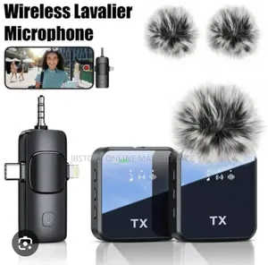 Wireless Lavalier Microphone,Noise Cancellation WTH Universal Receiver