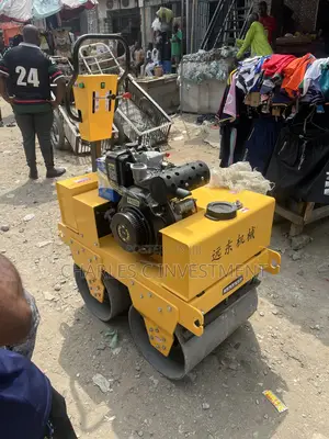 Walk-Behind Road Roller | Double Drum Vibratory Compactor Machine