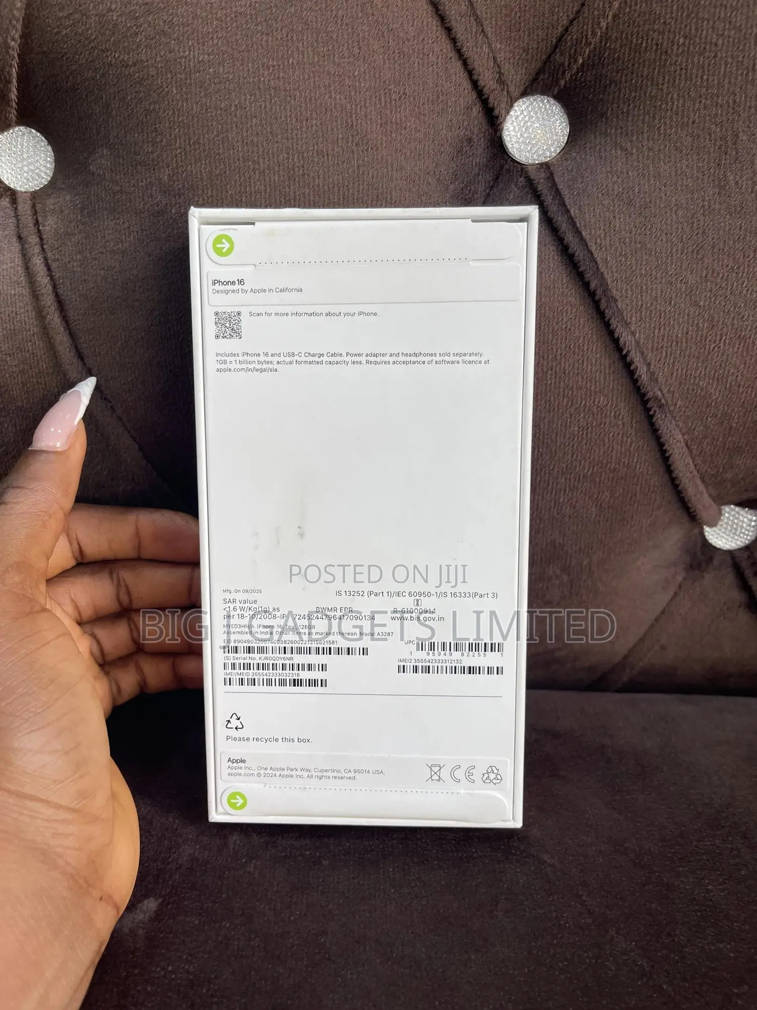 New Apple iPhone 16 128 GB