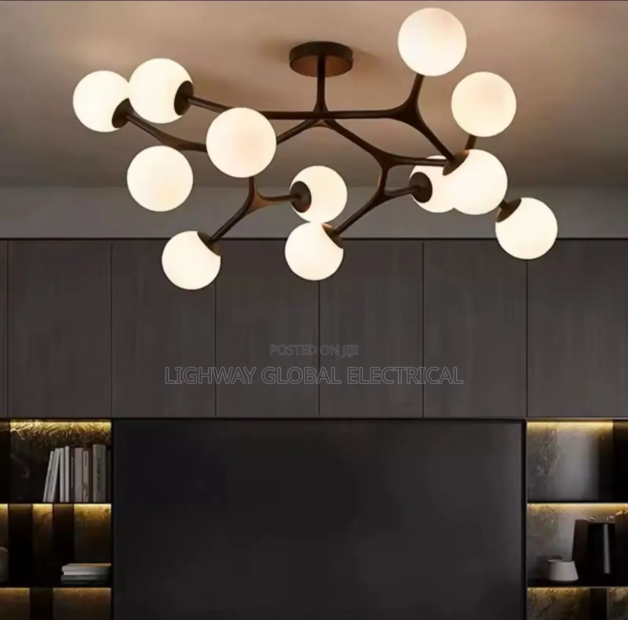 New Glass Ball Ceiling Chandelier