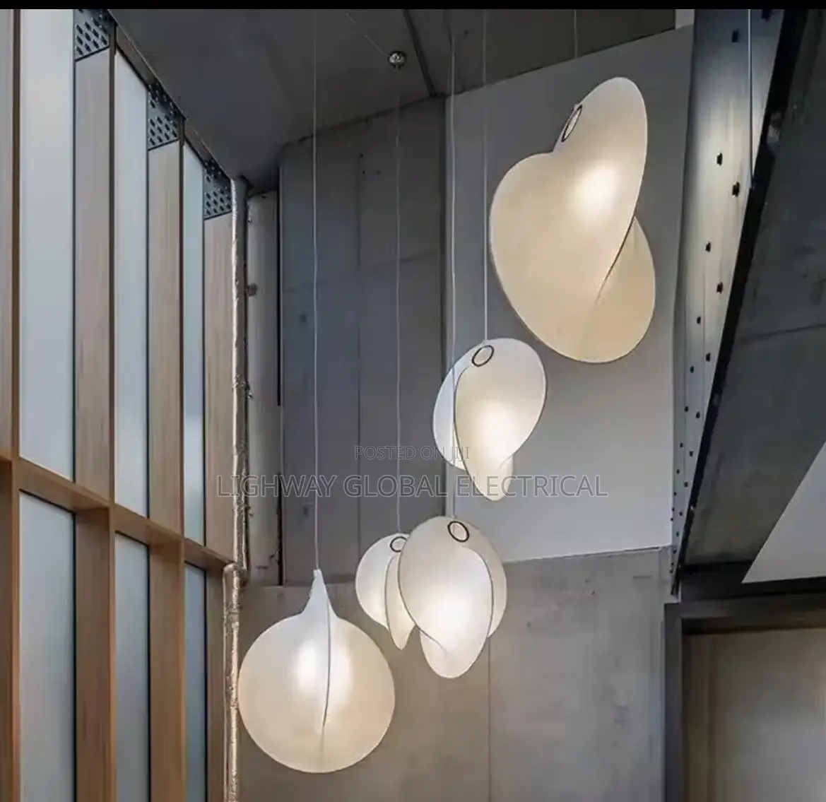 Sandyha Modern Led Silk Dropping Chandelier