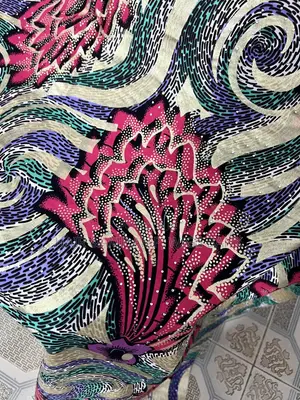 Stoned Ankara Fabric for Asoebi and Trendy Fashionable Sowing Styles