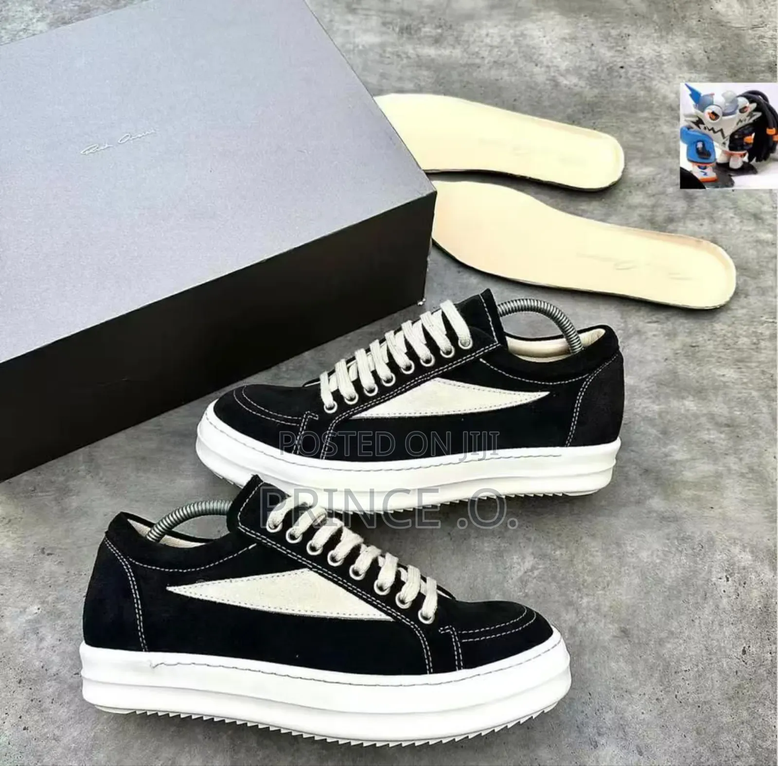 Rick Owens DRKSHDW “Double Bumper” Low Sneakers