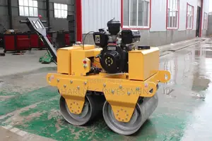 Double Drum Vibratory Road Roller-Soil Asphalt Compactor Machine
