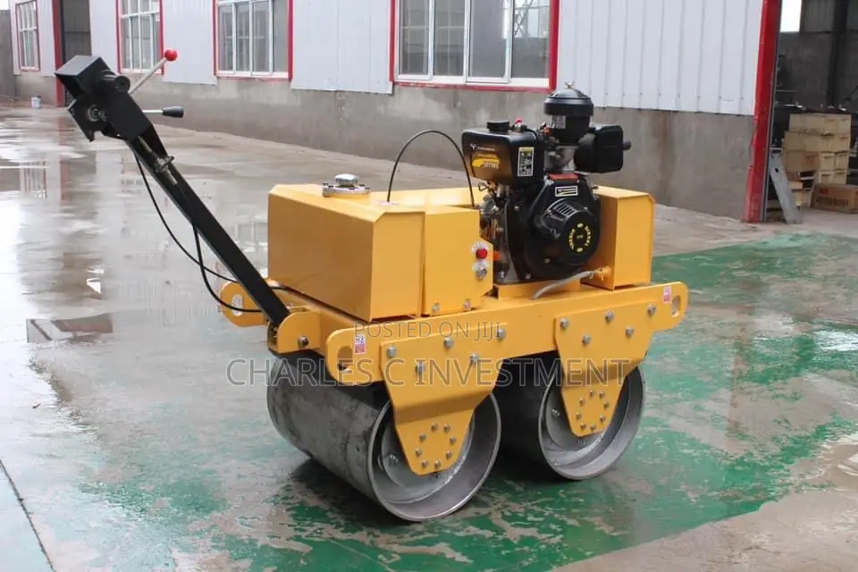 Double Drum Vibratory Road Roller-Soil Asphalt Compactor Machine