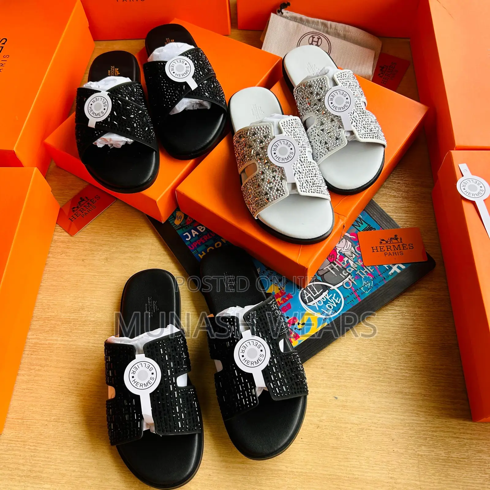 Hermes Leather Slipers 40-46 Available 2026 Collection