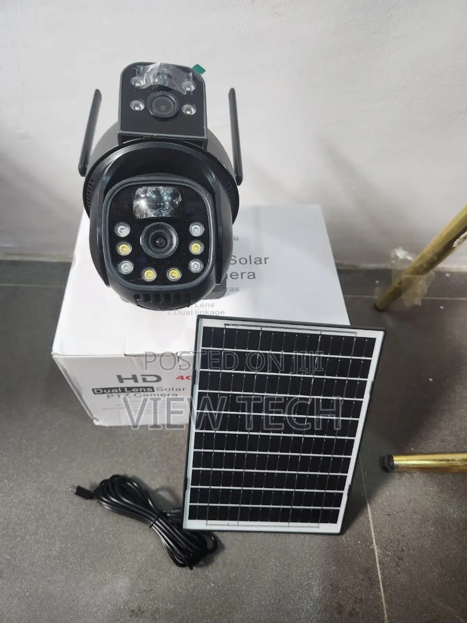 Dual Lens Ubox Solar Camera