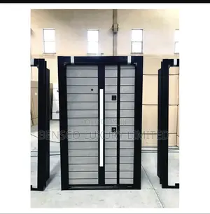 Luxury Modern Armored Security Door With Long Handle – Black