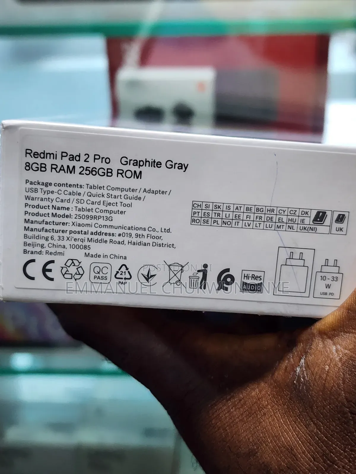 New Xiaomi Redmi Pad 2 Pro 256 GB Silver