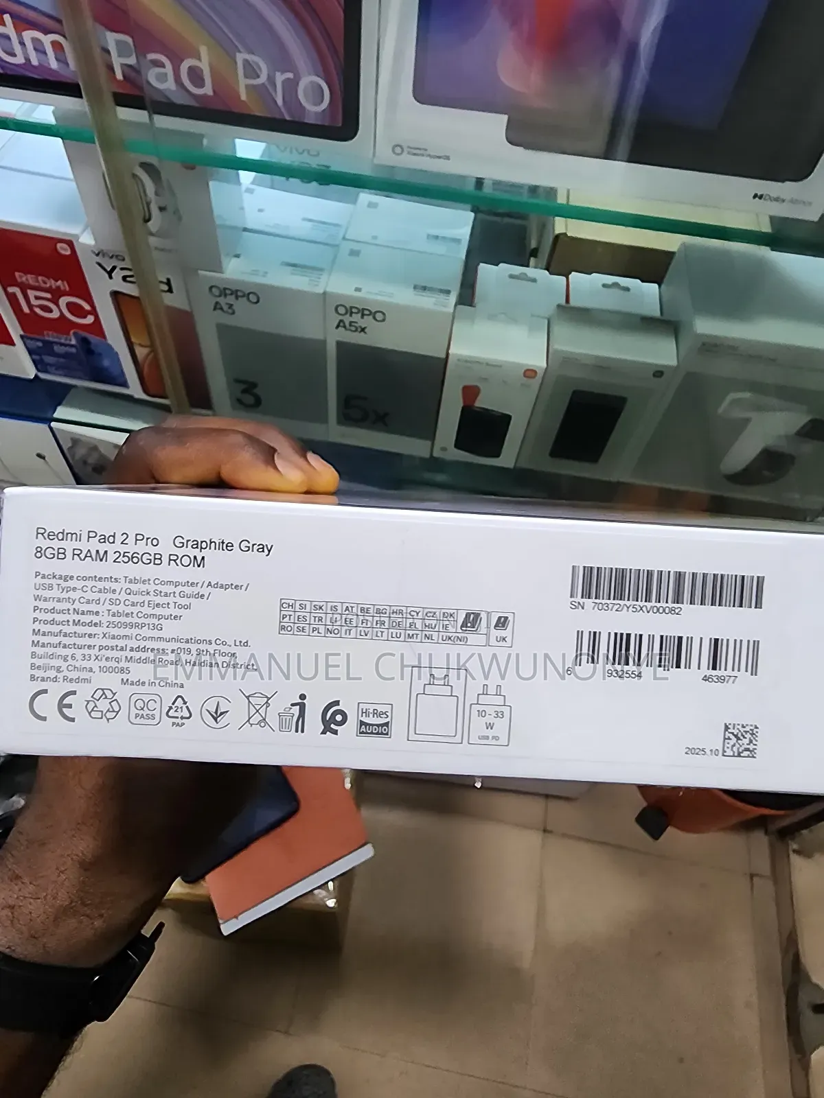 New Xiaomi Redmi Pad 2 Pro 256 GB Silver