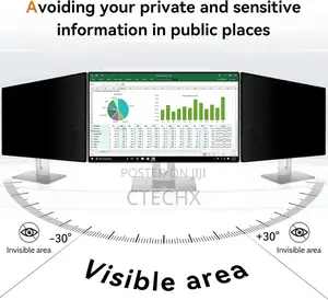 32 Inch Privacy Screen Filter for Computer Monitor, Anti-Glare,